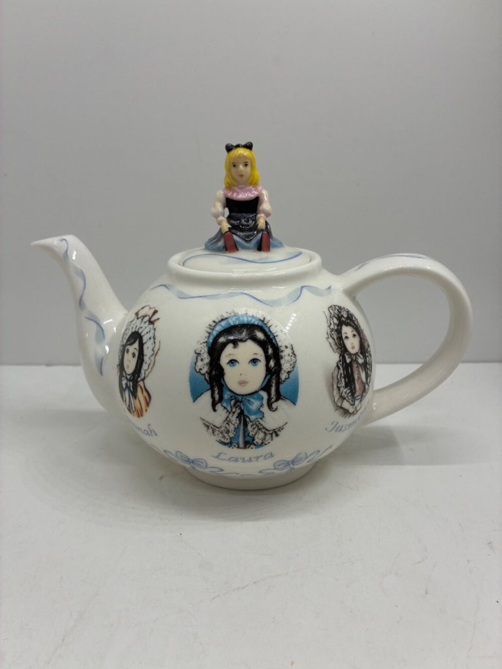 Victorian Dolls By Paul Cardew Ceramic Teapot With Figurine Lid
